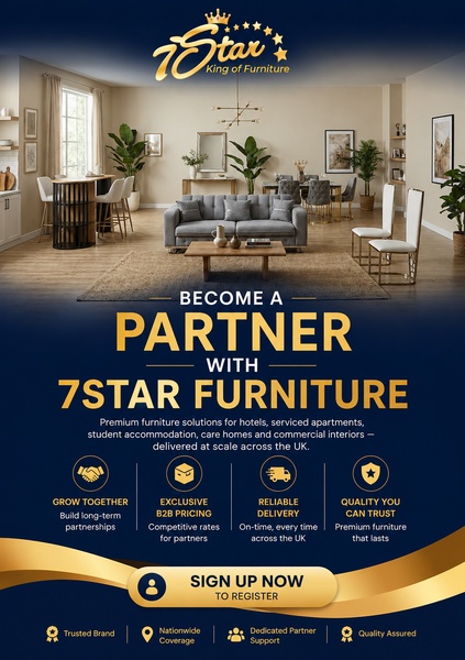 furniture sets, living room furniture, home furniture, commercial furniture, interior furniture, furniture collection, brand awareness, loyalty reward, lifestyle, modern typography, luxurious, trustworthy, blue, gold, neutral